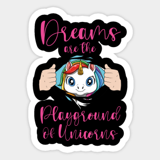 Cute Unicorn Funny Saying Pretty Rainbow Colors Fairytale Sticker